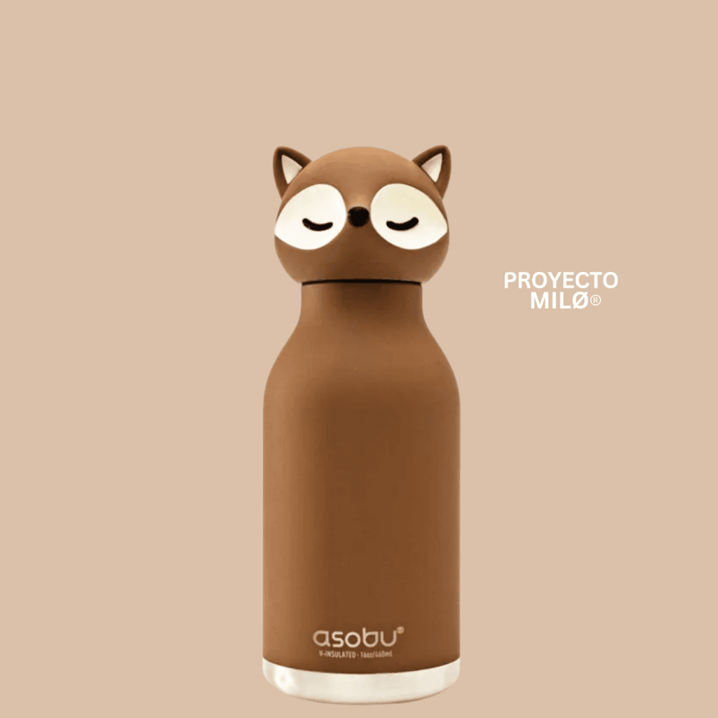 Botella Termica Asobu - zorro | Bestie Con Bombilla 460ml