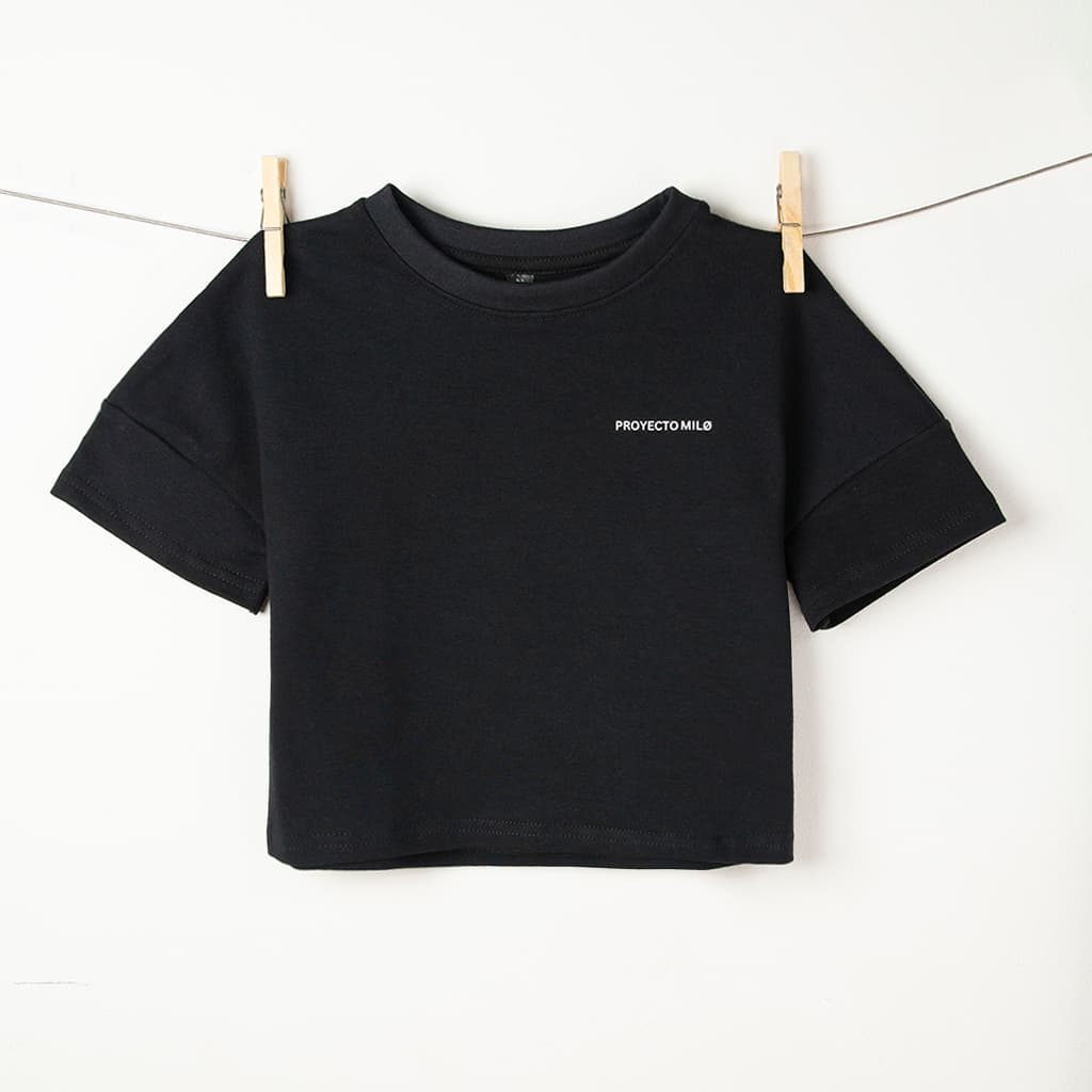 REMERA OVER GABY NEGRA
