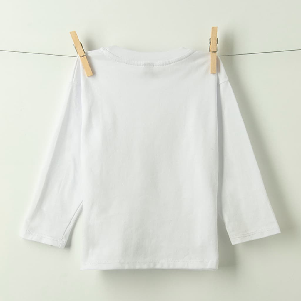 REMERA MANGA LARGA OVERSIZE JARA BLANCA