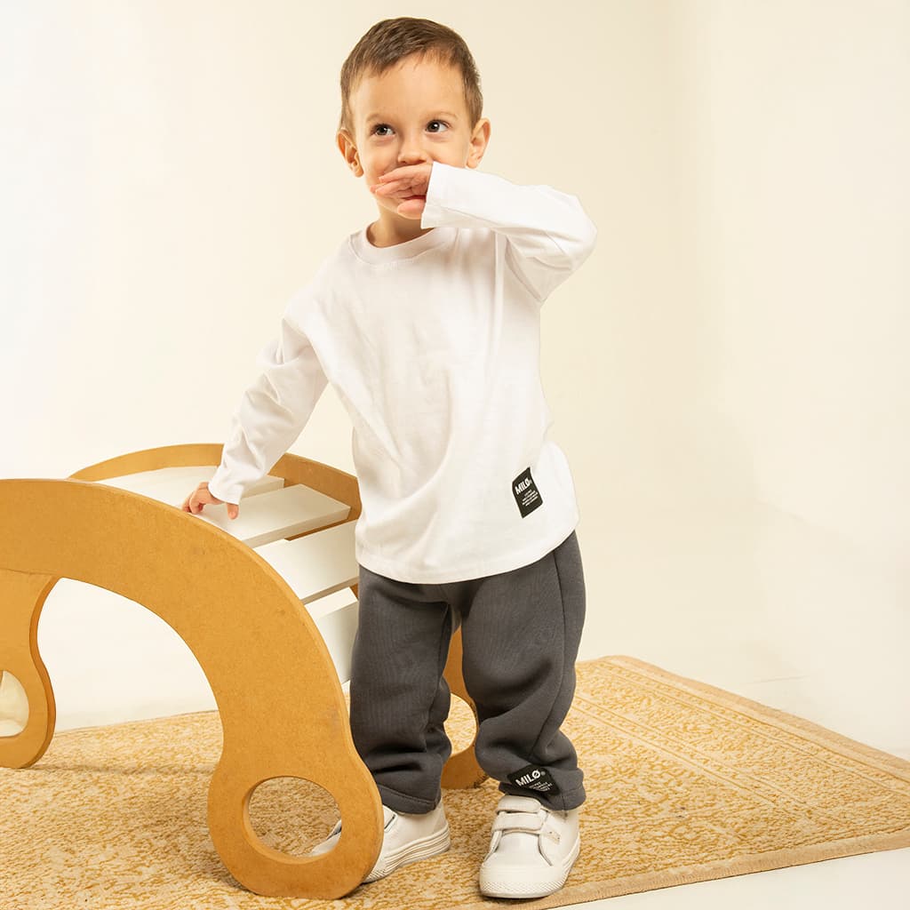 REMERA MANGA LARGA OVERSIZE JARA BLANCA