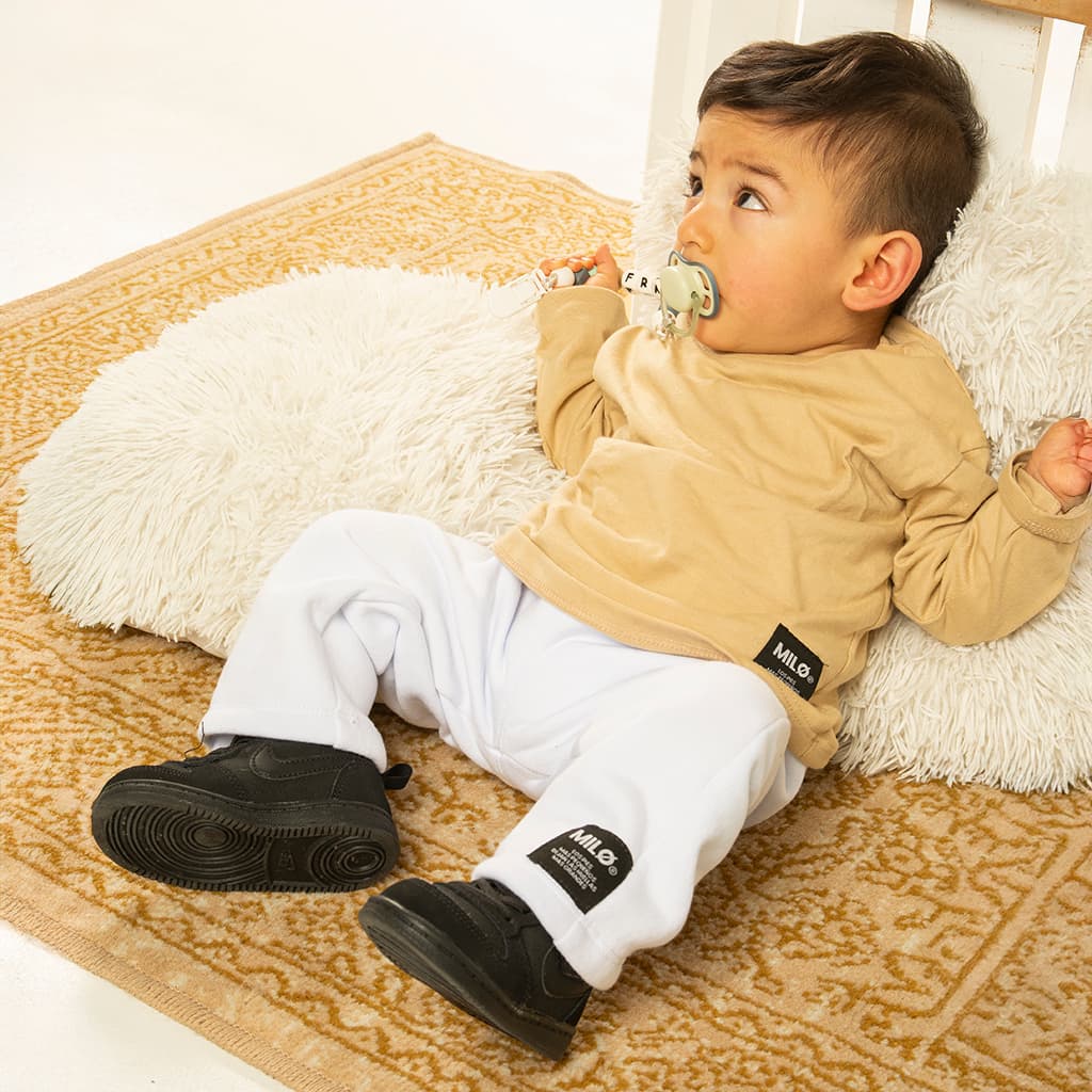 REMERA MANGA LARGA OVERSIZE JARA BEIGE