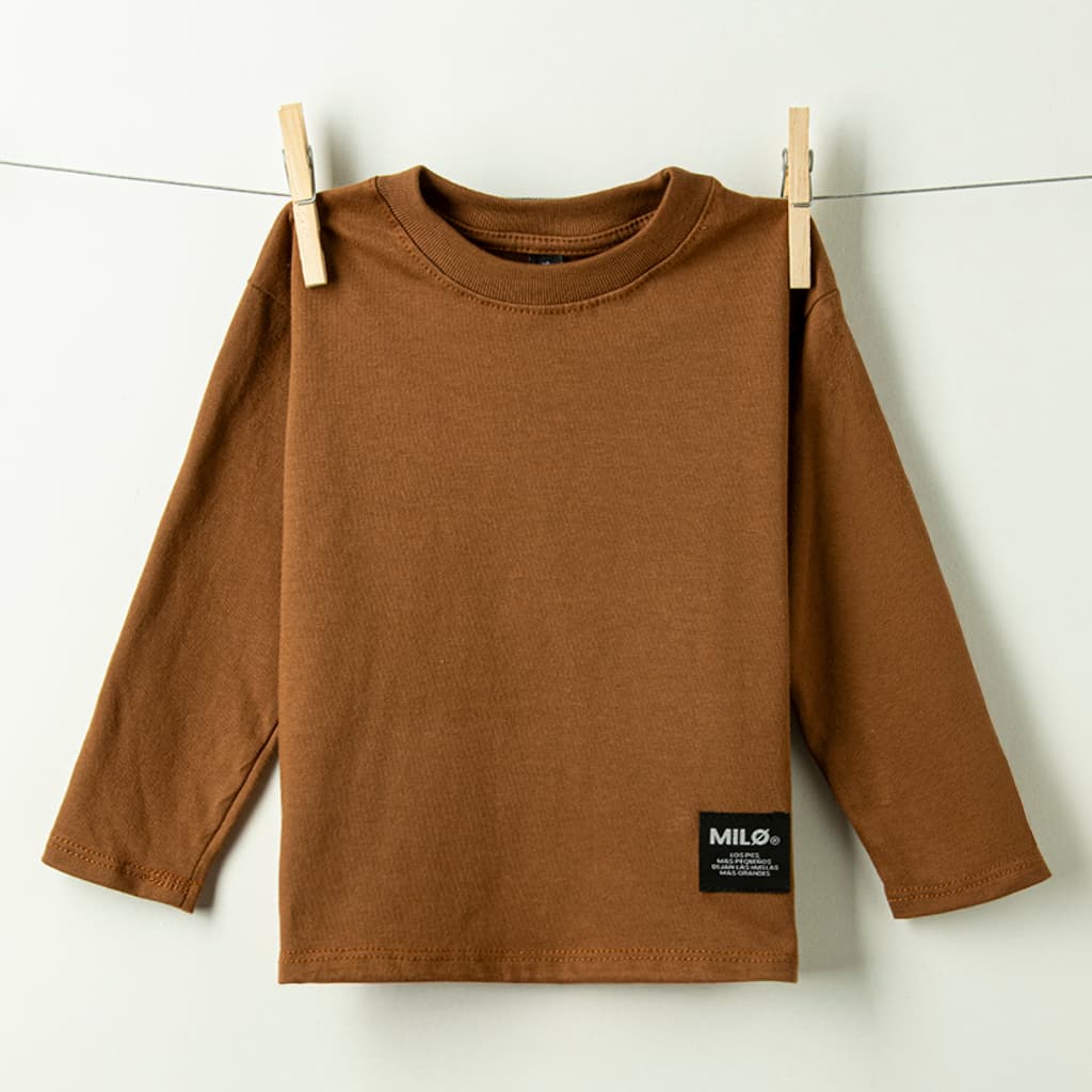 REMERA MANGA LARGA OVERSIZE JARA MOCHA