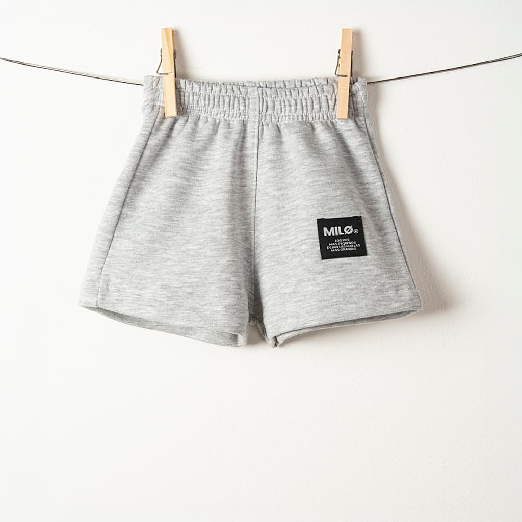 SHORT JUAN GRIS MELANGE (RUSTICO)