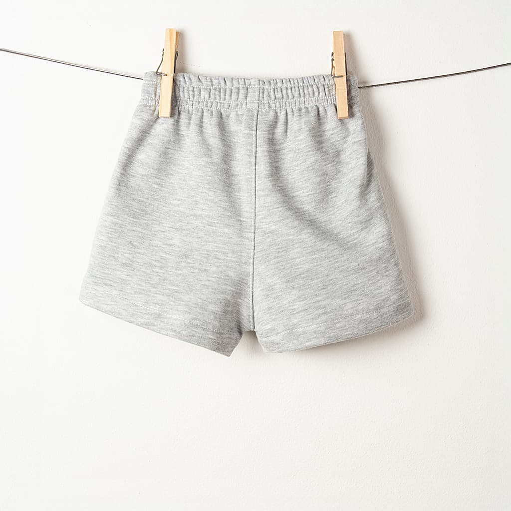 SHORT JUAN GRIS MELANGE (RUSTICO)