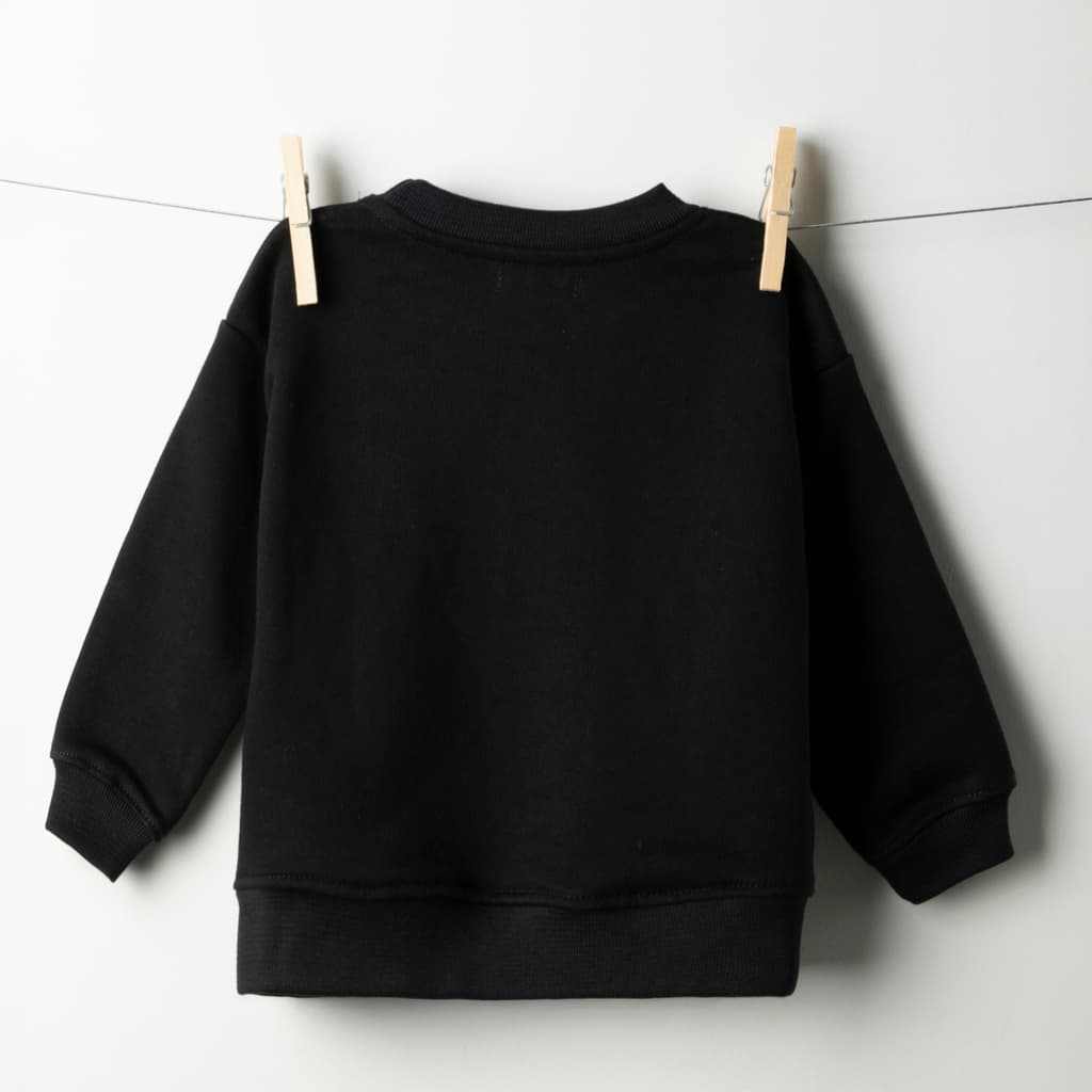 BUZO OVERSIZE OLI NEGRO (RUSTICO)