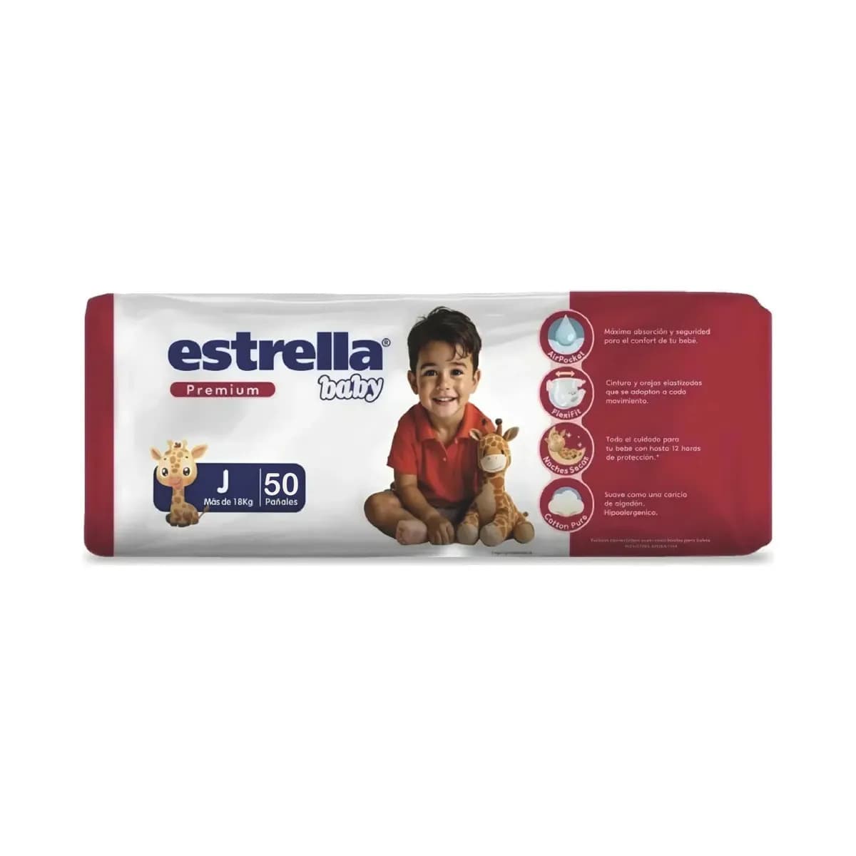Panales Estrella Baby Premium J X 50 Un Junior (j) Sin Género