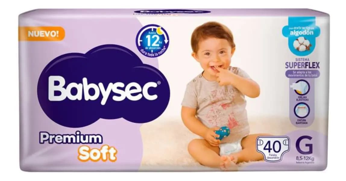 Babysec Premium Soft 40 unidades (G)